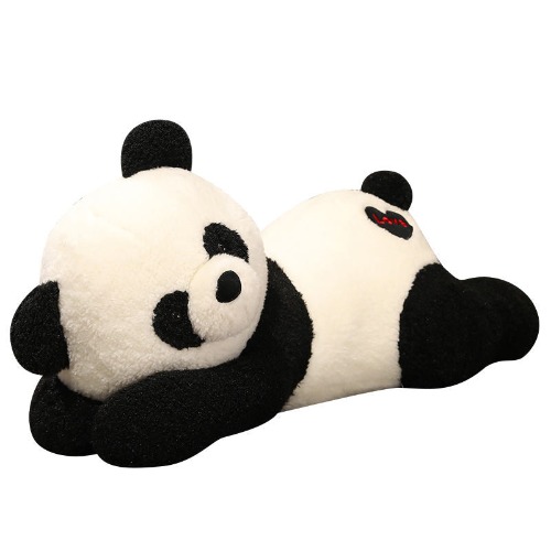 Soft panda toys, cute and plush. - White / 80CM