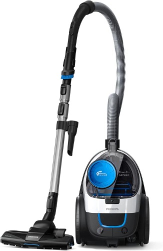Philips PowerPro Compact 3000 Series Dammsugare utan Påse - 900W Dammsugare med Behållare Med HEPA-Filter och TriActive-Munstycke (FC9332/09) - 1,5 L - Svart