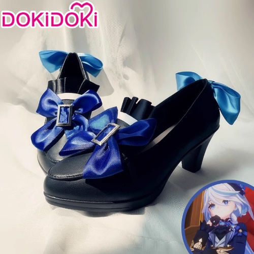 【In Stock】DokiDoki Game Genshin Impact Cosplay Focalors Shoes Furina Fontaine | EU38
