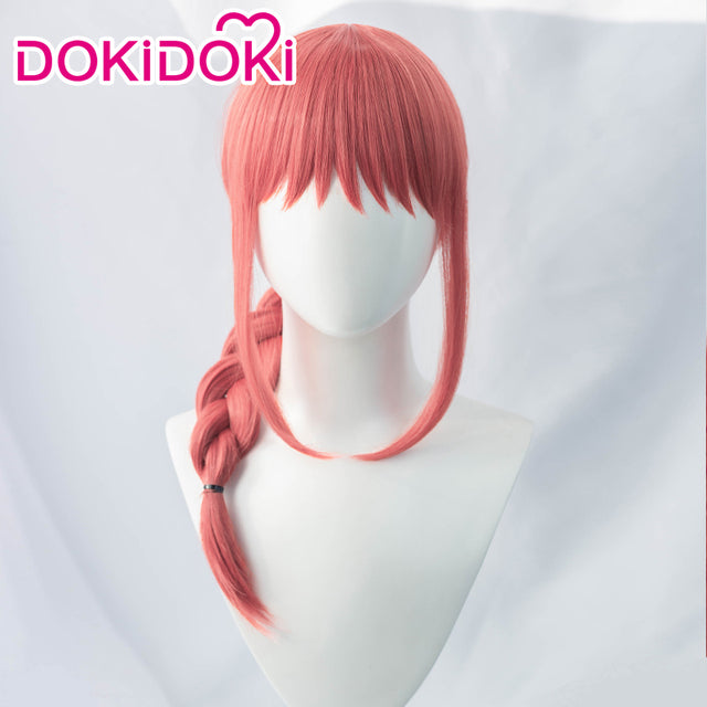 【Ready For Ship】DokiDoki  Manga Anime Chainsaw Man Makima Cosplay Wig Long Red Halloween Chainsawman | Makima-Anime Ver