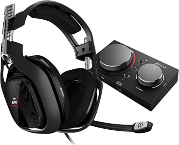 ASTRO Gaming A40 TR Wired Gaming Headset + MixAmp Pro TR, Astro Audio V2, Dolby Audio, Swappable Mic, Game/Voice Balance Control, for Xbox Series X|S, Xbox One, PC, Mac - Black/Red - A40 - Xbox | PC
