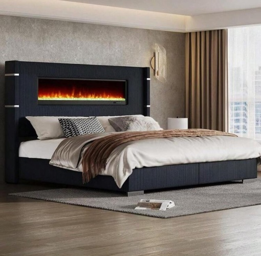 NEED this Fireplace Bed 🔥😍