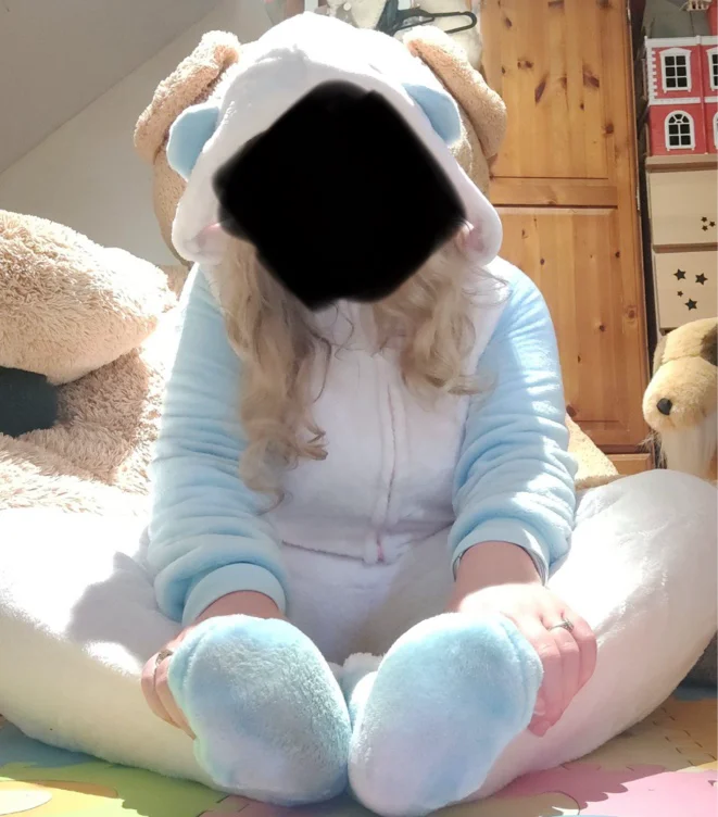 MTO Two Tone sleepsuit | Innocent Dreams