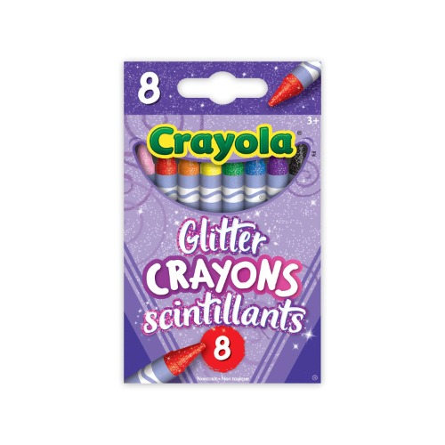 Crayola Glitter Crayons - 8 Count