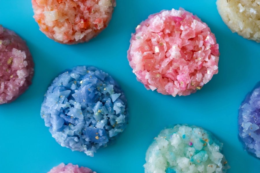 Edible Crystal Clusters, Kohakutou Candy, Crystal Candy, Edible Gem, Edible Jewelry, ASMR Candy, Handmade Vegan Gluyten-free Candy