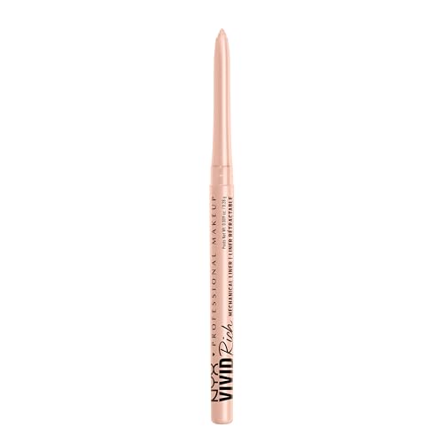 NYX PROFESSIONAL MAKEUP Mechanical Eyeliner Pencil, White - 02 Quartz Queen - 0.01 Count (Pack of 1)