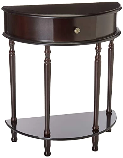 Frenchi Home Furnishing End Table/Side Table, Espresso Finish