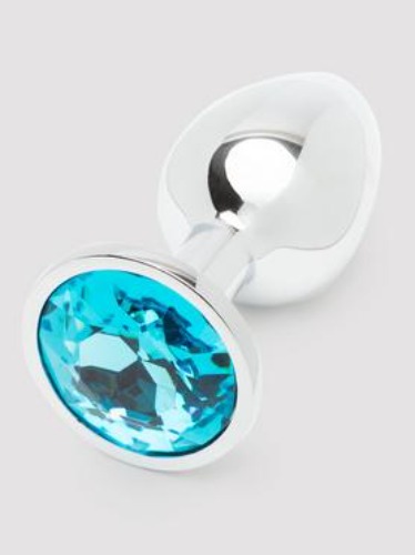 Lovehoney Silver Jewelled Aluminum Beginner's Butt Plug 2.5 Inch