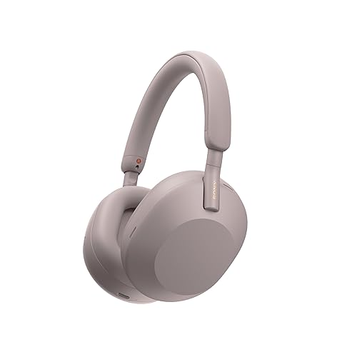Sony WH-1000XM5 The Best Wireless Noise Canceling Headphones with Auto Noise Canceling Optimizer, and Crystal Clear Hands-Free Calling, Smoky Pink - Smoky Pink