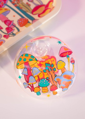 COLORFUL MUSHROOM PEBBLE PIPE | Default Title