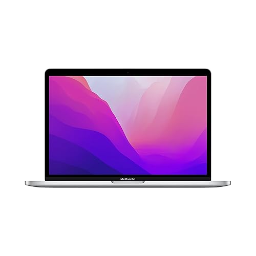 2022 Apple MacBook Pro Laptop with M2 chip: 13-inch Retina Display, 8GB RAM, 512GB ​​​​​​​SSD ​​​​​​​Storage, Touch Bar, Backlit Keyboard, FaceTime HD Camera. Works with iPhone and iPad; Silver - 512 GB - Silver