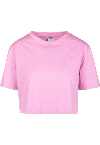 Urban Classics Dames Short Oversize Tee T-Shirt dames - M Grote maten Tall - Coolpink