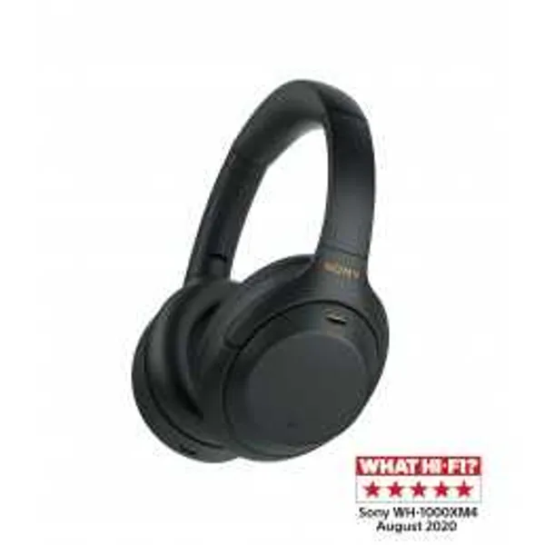 SONY WH-1000XM4 Wireless Bluetooth Noise-Cancelling Headphones - Black
