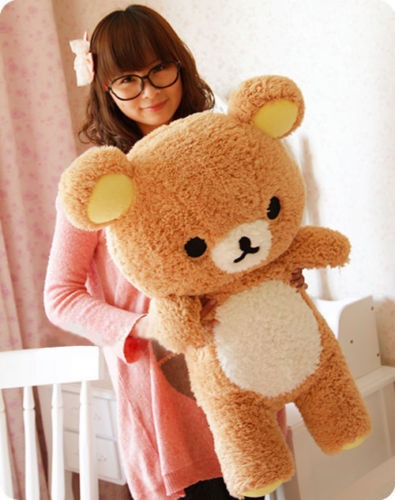 Big Fuzzy Kuma Teddy Bear - 75cm