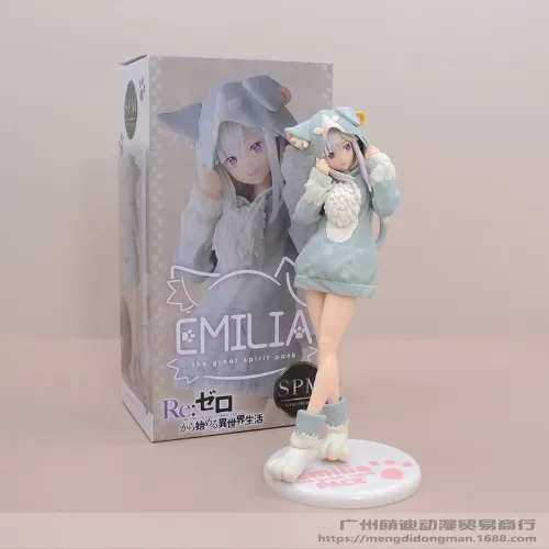 Re:Zero Emilia In Parker Costume Figure