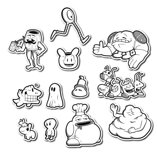 Ultimate Friendship Sticker Pack | 12 Stickers