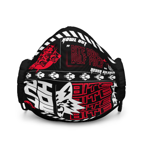 BITE BACK WOLF PACK MASK [BLACK] | Default Title
