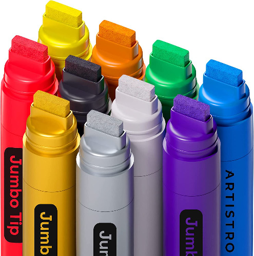 Jumbo tip Graffiti Paint Pens  – set of 10 colored Graffiti Art Markers | Default Title