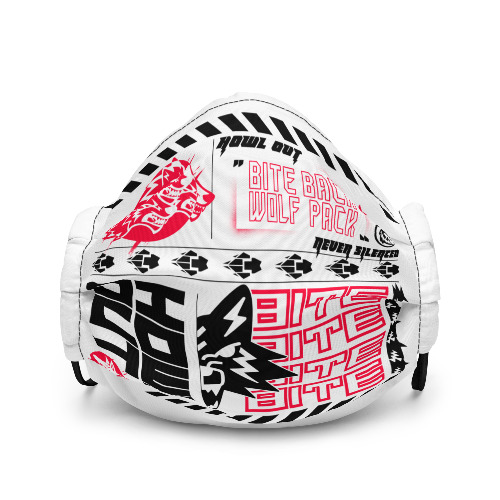 BITE BACK WOLF PACK MASK [WHITE] | Default Title