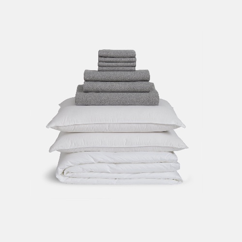 Heathered Cashmere Move-In Bundle | Charcoal