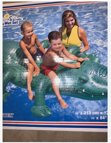 Vintage 1999 Intex 84" Inflatable Alligator