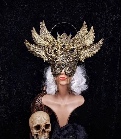 Wings Headpiece and blind mask