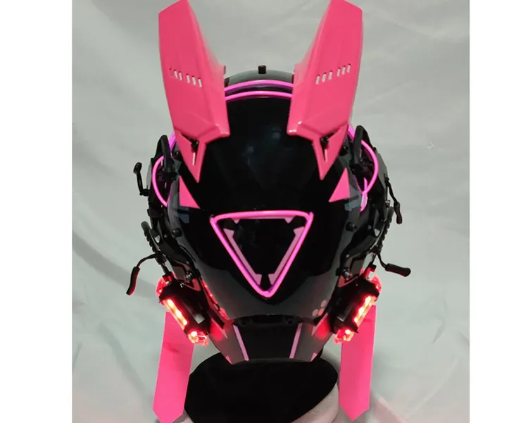 Cyberpunk mask - Cyber mask - Samurai helmet - Tactical helmet Cosplay