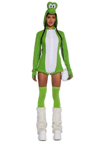 Dino Friend Costume Set | GREEN / Medium
