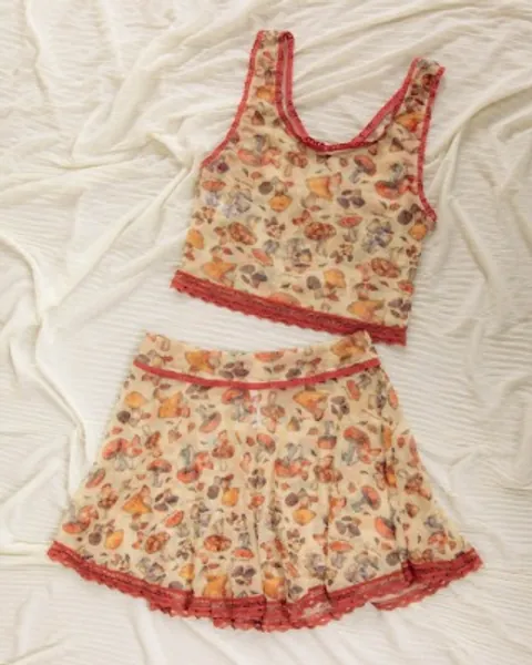 Magical Mushrooms Cami & Skirt Set