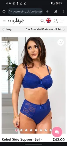 Rebel Side Support Set | Cobalt | Pour Moi