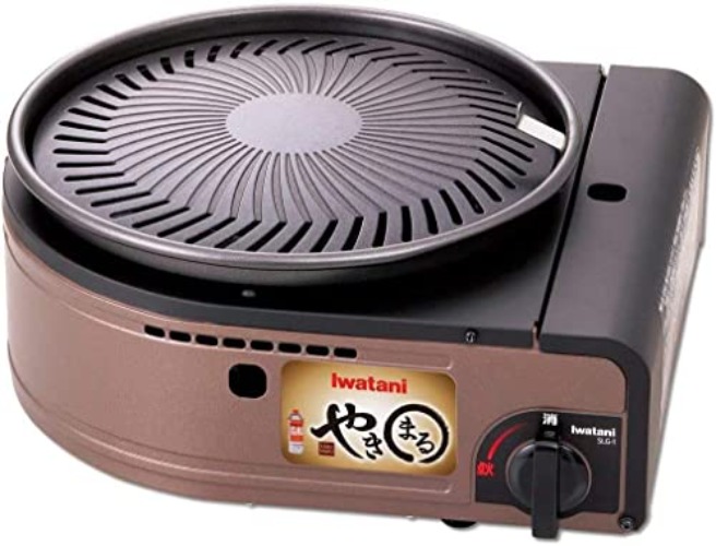 Iwatani Smokeless YAKINUKU, Korean BBQ Grill YAKIMARU CB-SLG-1 W/Spare Grill Plate