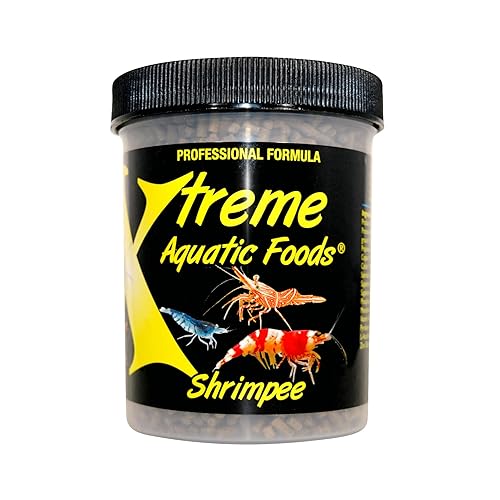 Xtreme Shrimpee 3mm Sinking Sticks: Nutrient-Rich, High-Vitamin Daily Fish Food for Shrimp, Corys, and Loaches, Ideal for Nano Tanks, Natural Treat for Vibrant Health - USA Farm Grown (6oz) - 6
