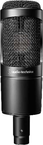 Audio-Technica AT2035 Cardioid Condenser Microphone, Perfect for Studio, Podcasting & Streaming, XLR Output, Includes Custom Shock Mount, Black - AT2035