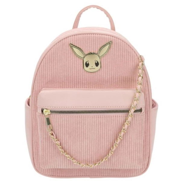 Pokemon Eevee Pink Corduroy Mini-Backpack