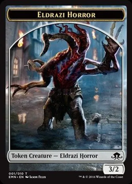 Magic The Gathering - Eldrazi Horror Token (001/010) - Eldritch Moon