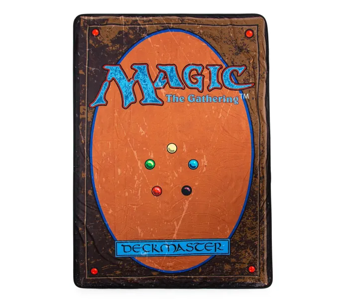 JUST FUNKY Magic: The Gathering Fleece Throw Blanket | Plush Soft Polyester Cover for Sofa and Bed, Cozy Home Decor, Luxury Room Essential | Tabletop Gamer Gifts for Adults, Teens | 45 x 64 Inches