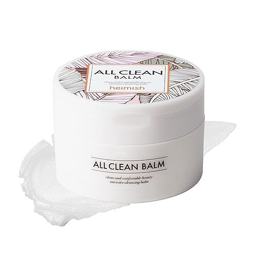 HEIMISH All Clean Balm 4.0fl.oz/120ml - Multi-Purpose Cleansing Balm | Makeup Remover, Face Wash, Pore Care, Blackhead Care, Moisturizer | Natural Aroma Oil, Balm-to-Oil Formula | Korean Skincare - Original