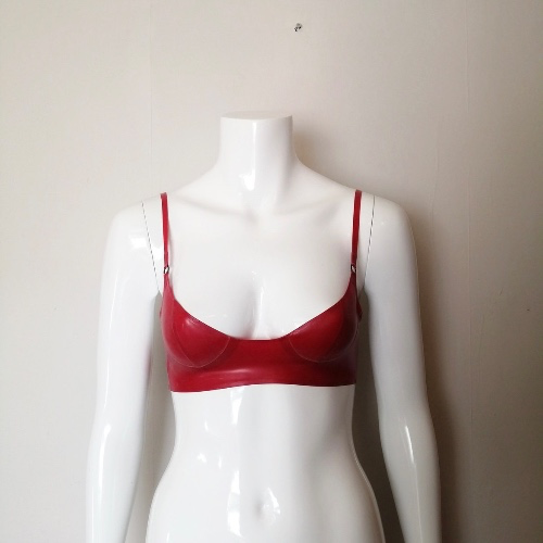 Latex Round Cup Bra