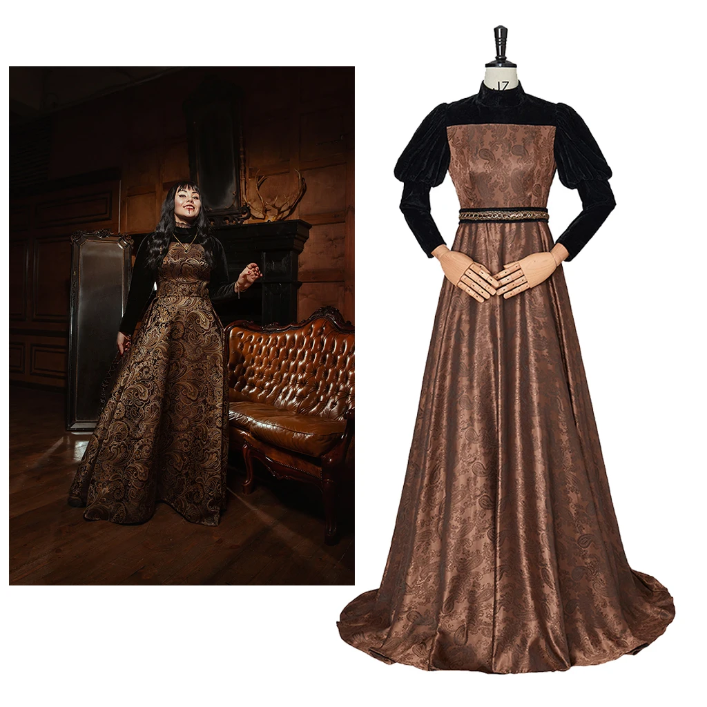 52.6€ 40% di SCONTO|(Disponibile) TV cosa facciamo nelle ombre Costume Cosplay Nadja vestito da donna vampiro gotico vestito Nadja costume di carnevale di halloween| |   - AliExpress