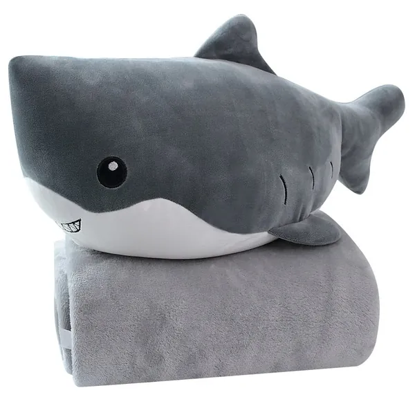 Shawn the Shark Plush Blankie by Subtle Asian Treats