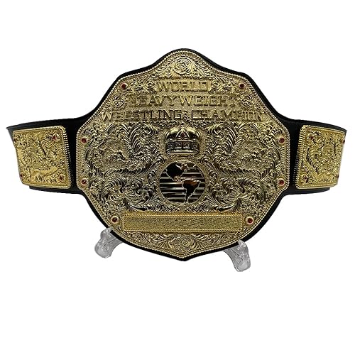 Fandu Belts Adult Replica Big Gold Wrestling Championship Belt Title The Best Gift to your Greatest Daddy