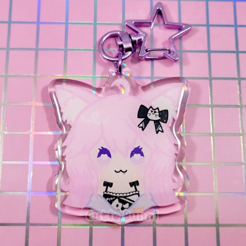 [Vshojo] Nyanners Acrylic Charm Keychain