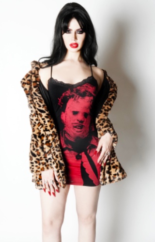 Leatherface Texas Chainsaw Massacre Lace Strap Dress | S