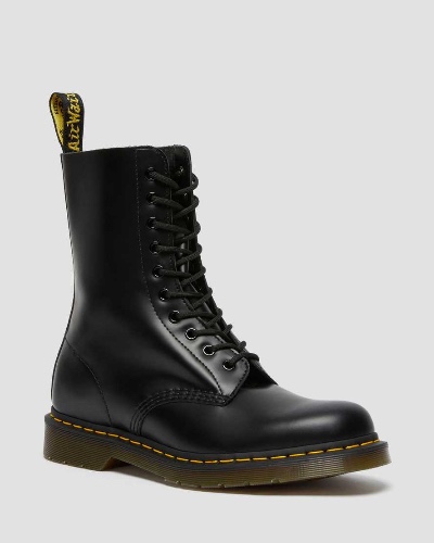DR MARTENS Stivali stringati alti 1490 in pelle Smooth