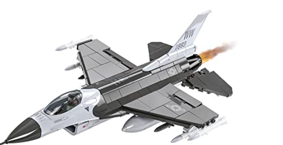 Lego Style F-16 Fighting Falcon