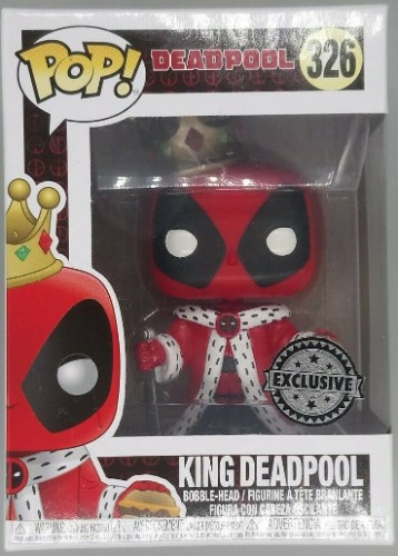 Funko Pop Marvel: King Deadpool Collectible Figure