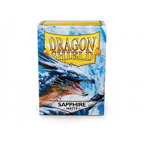 Arcane Tinman Sleeves: Dragon Shield Matte Sapphire (100), One Size - Matte Sapphire