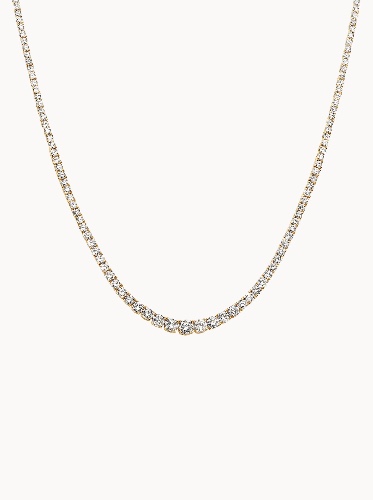 Classic Round Diamond Tennis Necklace - Large 24.10cts (4mm)