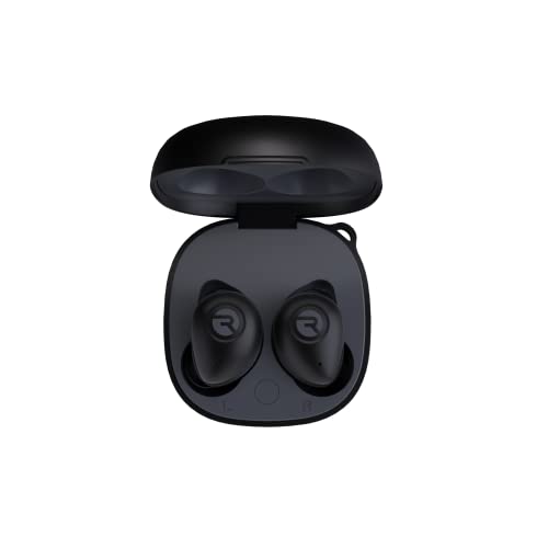 Raycon Fitness Bluetooth True Wireless Earbuds with Built in Mic 56 Hours of Battery, IPX7 Waterproof, Active Noise Cancellation, Awareness Mode, and Bluetooth 5.3 (Black) - Black