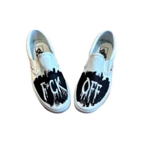 'F OFF' PAINTED VANS - 11 / Men